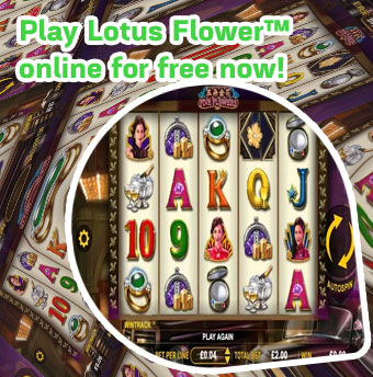 Lotus flower slot machine